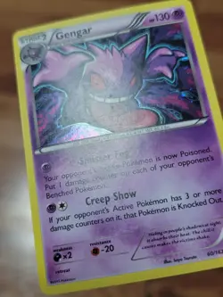 Gengar (60/162) Pokemon BREAKthrough - Cosmos Holo Rare - TCG [MP] - Image 2