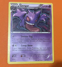 Pokemon TCG - Gengar 60/162 Non- Holo Rare XY BREAKthrough Deck Exclusive LP - Image 1
