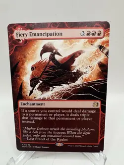 Fiery Emancipation #42 (NM) Wilds of Eldraine WOT Magic MTG - Image 1