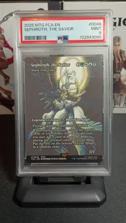 Sephiroth, Fallen Hero Extended Art Foil PSA 9 - Image 1