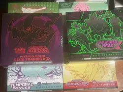 Shrouded Fable Temporal Forces Paradox Rift Astral Pokemon Center Etb Lot Sealed - Image 1