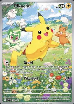 Pokemon Pikachu 088 Scarlet & Violet Promo Basic HP 70 Attack 30 Card - Image 1