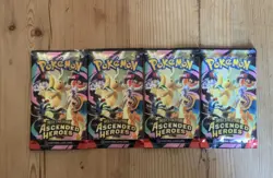 4x Extremely Heavy Pokemon Ascended Heroes Booster Pack 22.9+ Potential God Pack - Image 1