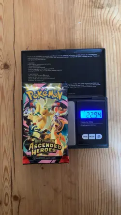 4x Extremely Heavy Pokemon Ascended Heroes Booster Pack 22.9+ Potential God Pack - Image 2