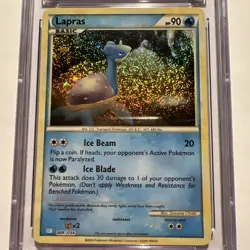Pokemon Lapras Holo 2023 008/034 Blastoise & Suicune EX Deck Gem Mint 10 - Image 2