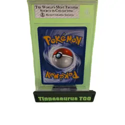 Pokemon Fossil Moltres 12/62 Holo Rare Unlimited Beckett 8 1999 Card - Image 2