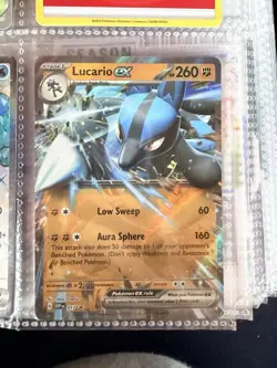Lucario ex 017 Scarlet & Violet Promo Holo Pokemon TCG English Card - Image 1