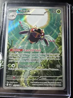 NINJASK 137/132 ILLUSTRATION Rare, MEGA EVOLUTION, Full Art Holo POKEMON TCG, NM - Image 1