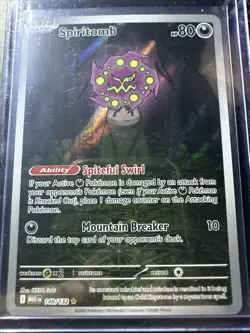 Spiritomb 148/132 Illustration Rare, Mega Evolution, Full Art Holo, Pokemon TCG - Image 1