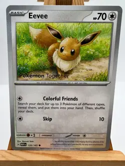 Pokemon TCG - S&V 151 - Pikachu & Eevee Pokemon Together Promo - NM/M - Image 4