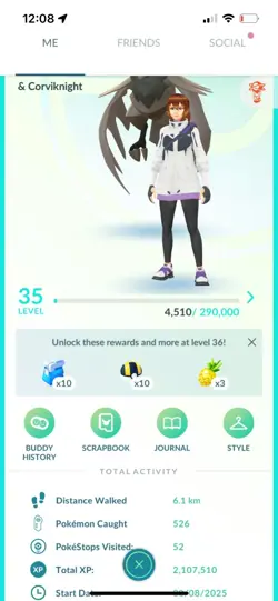 Pokemon Go (Stage 35 ) Shiny Corviknight ( 26 Shinys ) ( Reduced) - Image 1