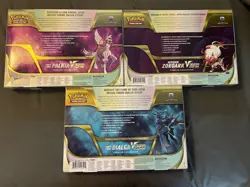 Pokemon Palkia, Hisuian Zoroark VStar, Dialga VStar Collection boxes Sealed - Image 2
