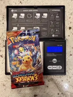 VERY HEAVY!! (22.32g) Pokemon Surging Sparks – Factory Sealed Booster Pack - Image 1