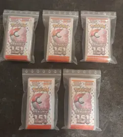 Pokemon 151 SV2a Boosterpack Japanese Scarlet Violet Sealed 50 Stuck - Image 1