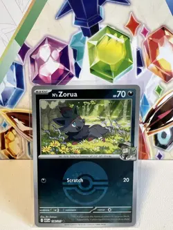 N’s Zorua 136/217 Common Poke Ball Reverse Holo - Pokemon TCG Ascended Heroes NM - Image 1