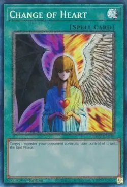 Yugioh! Change of Heart - RA01-EN050 - Prismatic Collector's Rare - 1st Edition - Image 1