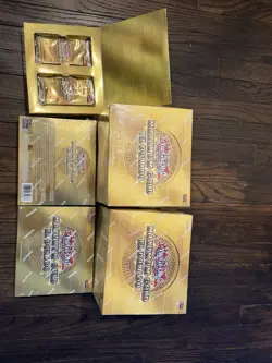 Yu-Gi-Oh Maximum Gold 1st Edition Booster Box 4 Packs - Image 1