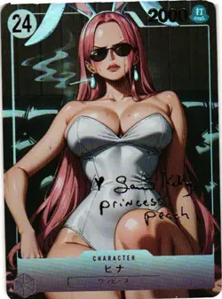 HINA ONE PIECE Holographic Custom Art Goddess Story Anime Collectible Card - Image 1