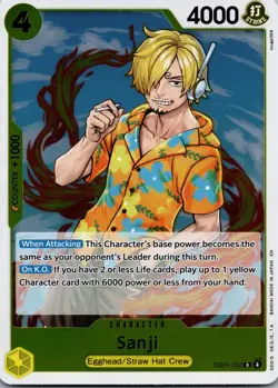 One Piece CCG Sanji EB04-052 ENGLISH OP15-EB04 Adventure On Kami's Island - Image 1