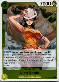 One Piece Adventure on Kami’s Island OP-15 Nico Robin R OP15-109 OP15 - Image 1