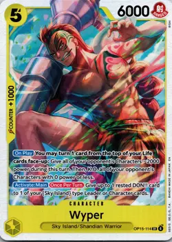 Wyper OP15-114 SR Adventure On Kami's Island One Piece TCG English NM - Image 1