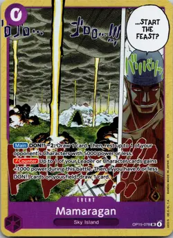 One Piece TCG Mamaragan OP15-078 SR EVENT Adventure on Kami’s Island OP15-EB04 - Image 1
