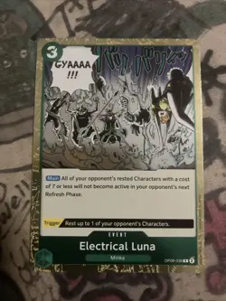 One Piece Electrical Luna Event OP08-036 R Foil Two Legends English TCG - Image 1