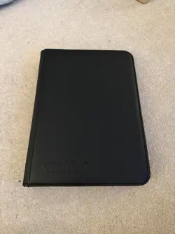 Vault X 9-Pocket Black Zip Trading Card Binder 360 Slots! - Image 1