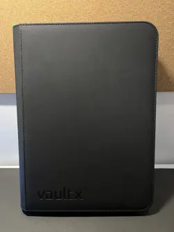 Vault X 9-Pocket Black Zip Trading Card Binder 360 Slots! - Image 1