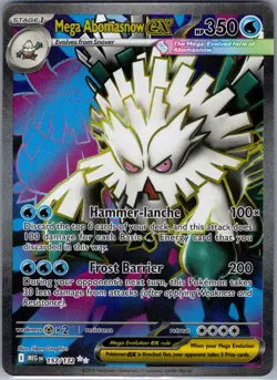 Mega Abomasnow ex 157/132 ME01: Mega Evolution - Pokemon Card - NM - Image 1