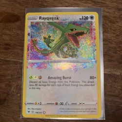 Pokemon TCG Rayquaza Holo Card Vivid Voltage 138/185 Amazing Rare - Image 2