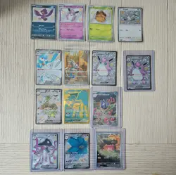 Pokemon TCG Paldean Fates Lot of 14 cards - Mimikyu Promo, Shinies, Full Arts - Image 1