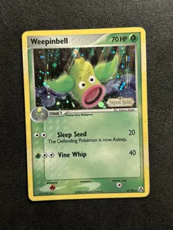 Pokemon Card - Legend Maker 47/92 - WEEPINBELL (uncommon) - REVERSE HOLO NM - Image 1
