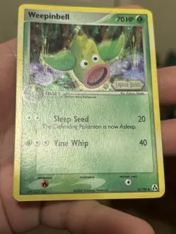 Pokemon Card - Legend Maker 47/92 - WEEPINBELL (uncommon) - REVERSE HOLO NM - Image 5