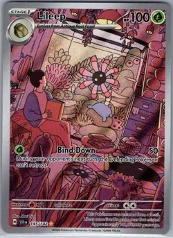Lileep 145/142 SV07: Stellar Crown - Pokemon Card - NM - Image 1