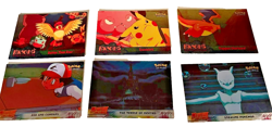 Pokemon Topps - Lot of 6 holo Pokemon the first Movie cards - Image 1