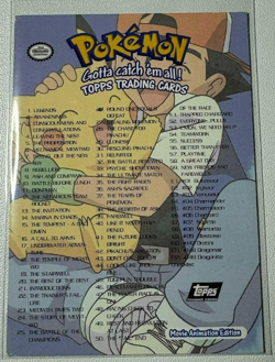 POKEMON TOPPS THE FIRST MOVIE TRADING CARDS CHECKLIST #72 NON HOLO - Image 2
