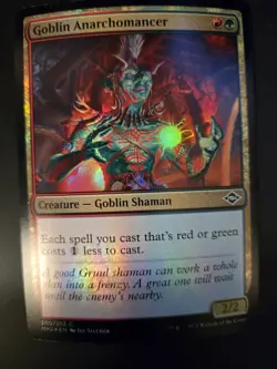 Goblin Anarchomancer NM FOIL Modern Horizons 2 MTG FREE SHIPPING - Image 1