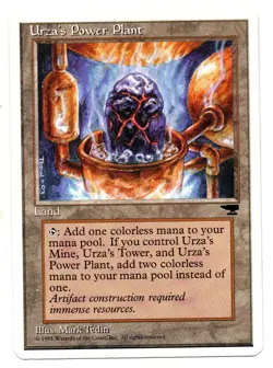 URZA'S POWER PLANT (V.1) - CHRONICLES EDITION 1995 MAGIC THE GATHERING MTG - Image 1