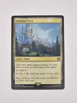 MTG Final Fantasy Starting Town 289 Rare Near Mint - Image 1