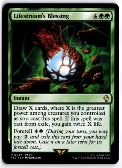 Lifestream's Blessing NM FIC Commander: FINAL FANTASY MTG - Image 1