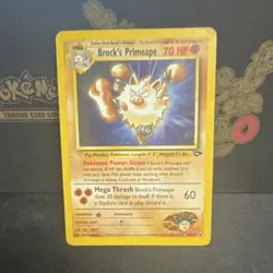 Pokemon TCG Brock's Primeape Gym Challenge Uncommon Regular 70 HP 35/132 English - Image 1