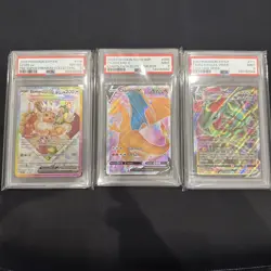 Lot Of 3 PSA Graded Pokemon - Image 1