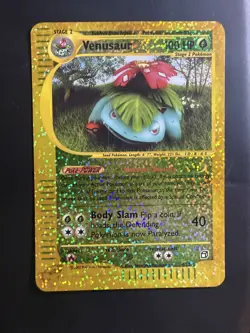 2002 Pokemon Venusaur Expedition Jumbo Box Topper - NEAR MINT - Image 1