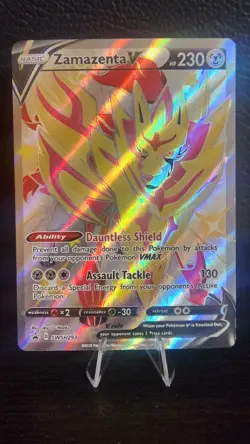Pokemon Sword & Shield "Zamazenta V" SWSH293 / Black Star Promo / Near Mint - Image 1
