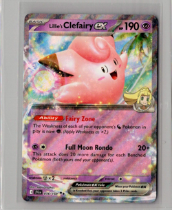 Lillie's Clefairy ex - 056/159 - Pokemon TCG Journey Together Double Rare NM - Image 1