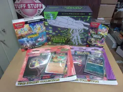 POKEMON PERFECT ORDER ETB & BUNDLE + SURGING BUNDLE + (2) ASCENDED TECH STICKERS - Image 1