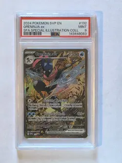 PSA 9 Greninja Ex Special SVP 132 2024 Pokemon Svp En-Sv Black Star Promo - Image 1
