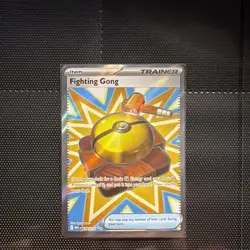 Pokemon Fighting Gong 168/132 Me01: Mega Evolution Ultra Rare Full Art Holo NM - Image 1