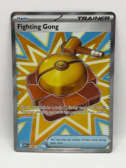 Fighting Gong 168/132 Mega Evolutions NM Ultra Rare Holo Pokemon TCG - Image 1